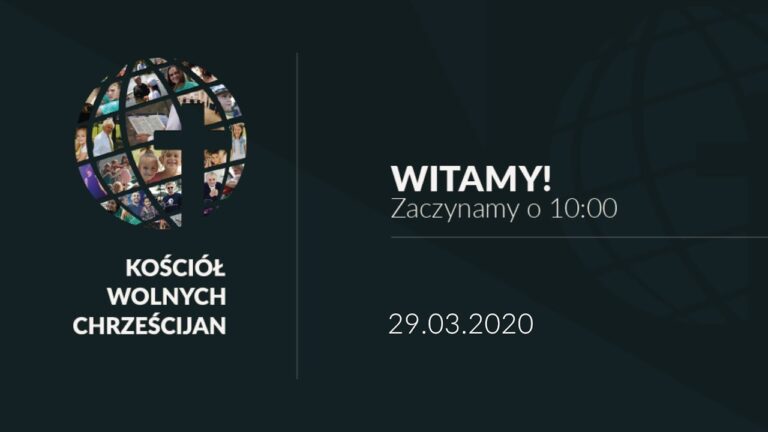 Nabożeństwo KWCH 29.03.2020
